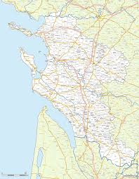 Accéder aux autres versions de mappy. Carte Communes Et Routes De La Charente Maritime 17