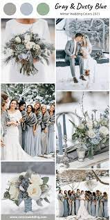 Colors Wedding 7 Hot Winter Wedding Color Palettes For 2021 Blue Winter Wedding Winter Wedding Color Palette Winter Bridesmaid Dresses