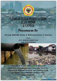 Check spelling or type a new query. E Lkpd Pencemaran Air Interactive Worksheet