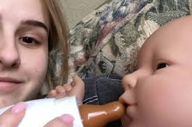 Computer baby care mimics reality for child development students