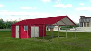 Browse our selection of garages, carports, metal buildings or even barns! 18x31 Carport With Storage Shed