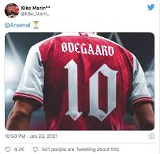 List of starting lineups arsenal, football. Martin Odegaard S Arsenal Shirt Number Teased Ahead Of Premier League Transfer Football Sport Express Co Uk