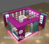 Modern Commercial cosmetic kiosk design for shopping mall