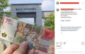 Pngkey provides millions of hd png images for free download. 75th Independence Day Banknote Worth Rp 75 000 Gets Lots Of Attention From Indonesians Rushing To Place Orders Thesmartlocal Indonesia Travel Lifestyle Culture Language Guide