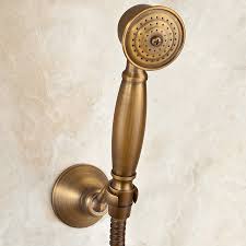 Hand held shower hose hook. Antique Brass Handheld Shower Head Shower Faucet Bathroom Hand Held Shower Head Holder Bracket 1 5m Shower Hose Wall Mount Hook Buy At The Price Of 22 00 In Aliexpress Com Imall Com
