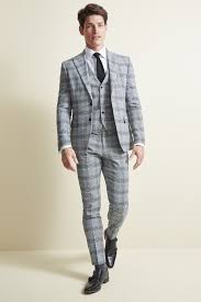 Black And White Check Suit Mens Slim Fit Black White Check Suit Mens Fashion Suits Mens Outfits Slim Fit Suits