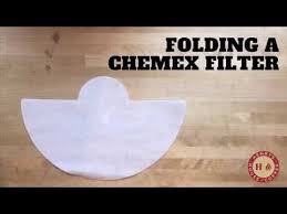 Chemex filters are thicker than most, absorbing many of the oils and solids that make it past other paper filters. How To Fold A Chemex Filter Youtube