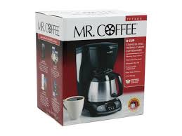 It combines a high brew temperature of up to 205° and a faster brew speed, resulting in nothing short of exceptional tasting coffee. Mr Coffee Tftx85 Black 8 Cup Thermal Programmable Coffee Maker Newegg Com