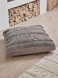 New Nordic Geometric Floor Cushion Grey New Neutral Noir Floor Cushions Geometric Floor Cushions