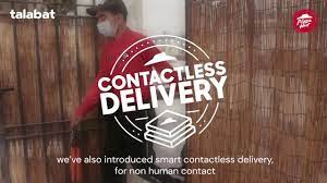 After dropoff, the courier calls or texts the customer to let them know it's there. Pizza Hut Talabat Got You Covered With Safe Secure Contactless Delivery And Delicious Offers Youtube