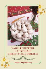 They have been part of my granny's christmas cookie repertoire ever. Vanillekipferl Christmas Almond Crescent Cookies Kopiaste To Greek Hospitality