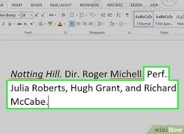 Which quote and citation is properly formatted? 3 Ways To Cite A Movie Using Mla Style Wikihow