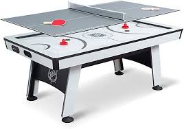 Amazon Com Nhl Power Play Air Powered Hockey Table With Table Tennis Top 80 Inches Includes Hover Hockey Pu In 2020 Air Hockey Table Air Hockey Air Hockey Tables