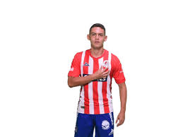 Una raya vertical destaca al frente, combinada con bastones tonales a cada lado. Soccer Goal Sticker By Atletico De San Luis For Ios Android Giphy
