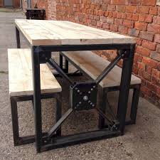 Hola Y Bienvenidos Somos Reclamado A Medida Disenamos Y Hacemos Muebles De Estilo In Reclaimed Wood Dining Table Industrial Style Furniture Wood Dining Table