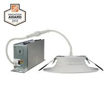 Halo Rl 6 In Color Selectable 2700k 5000k Remodel Canless Recessed Integrated Led Kit Rl6069s1ewhdmr The Home Depot