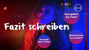 Ein herausragendes fazit musst du, genauso wie die einleitung oder die anderen teile der arbeit, in mehreren arbeitsschritten erstellen. Fazit Schreiben Mit Diesen Tipps Schreibst Du Die Perfekte Zusammenfassung Youtube