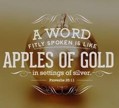 Proverbs 25:11... - Gashland Evangelical Presbyterian Church | Facebook