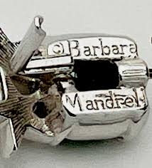 Barbara Mandrell Vintage New Silver Tone Green/Clear Crystal Lever Back  Earrings