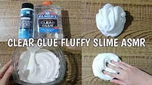 How to make crystal clear slime with 2 ingredient!! Slime Asmr How To Make Fluffy Slime Using Clear Glue Diy Slime Youtube