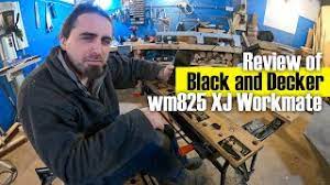 Folding portable workbench and vise. Review Of Black Decker Wm 825 Xj Workmate From A Blind Person S Perspective Youtube