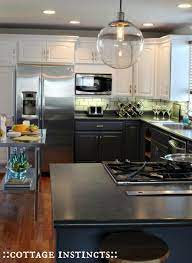 Here are some great two tone kitchen cabinet ideas that helped me so from one kitchen reno to another, here we go… we wound up with dark walnut shaker panel cabinets form the base. Two Tone Kitchen Cabinets To Inspire Your Next Redesign