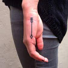 Arrow Hand Small Tattoo By Aivaras Ly Best Tattoo Ideas Gallery Small Hand Tattoos Hand Tattoos For Women Hand Tattoo Ideas