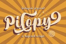Download Pilopy Font By Flamde Studio Creative Fabrica Di 2020 PSD Mockup Templates