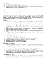 Instructions for writing policy position papers. What Are The Things To Consider In Writing A Position Paper