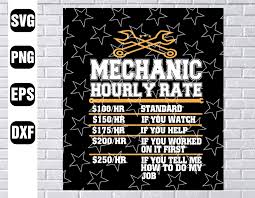 Download Mechanic Hourly Rate Svg Mechanic Funny Svg Mechanic Clipart Mechanic Dad Svg Diesel Mechanic Svg Png Digital Download Designbtf Com