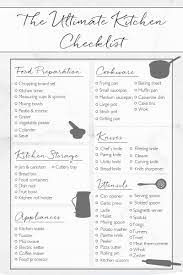 Timeless kitchen design, new london, new hampshire. Inspiration Kitchen Checklist New Home Checklist First Home Checklist