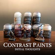 Mengel Miniatures Contrast Paints Initial Thoughts