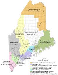^ route 107 navigator (pdf). Explore Maine By Bus Maine Transit Region Maps