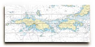 Usvi Saint Thomas Saint John Nautical Chart Sign In 2019