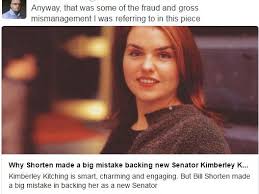 She was a great advocate for australia and ensuring that we maintain the freedoms we all enjoy. Malicious Mainstream Media Campaign Against New Labor Senator Continues