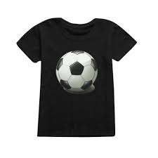 Warmshop Short Sleeve Tops Kids Boy Girl Football Soccer Pattern For World Cup Casual T Shirt