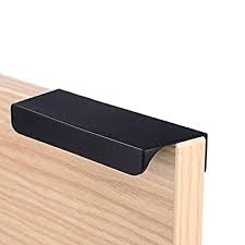 Maybe you would like to learn more about one of these? Buy Modern Style Finger Edge Pull Furniture Drawerhandles Hidden Cabinet Kitchen Drawer Handles Knobs Black 6pack 4 3 Inch Length 4 3inch 6pack Online In Vietnam B091mjy5dr