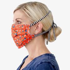 Fabric Face Mask With Ties Made Everyday In 2020 Easy Face Masks Diy Face Mask Diy Face