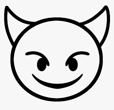 Laugh, cry, laugh til you cry and so many more cute little emojis. Devil Emoji Coloring Page Hd Png Download Kindpng