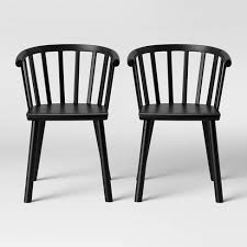 balboa barrel back dining chair black