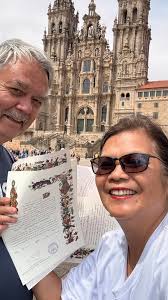 Pripravený na našu prvú cestu z Porta do Santiaga de Compostela 250km. Snáď  nás nohy nezradia 😀 Buen Camino....