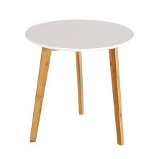 Edgemod Costanoa Wood Side Table In White Walmart Com Side Table Wood Side Table White Side Tables