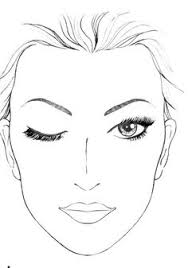 image result for blank sephora face charts traceable art