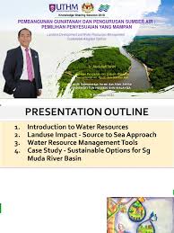 Maybe you would like to learn more about one of these? Talk Ir Abdullah Landuse Dev Wrm Sustainable Options Pdf Water Resources Sustainability