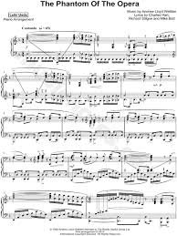 Our chord based, modern method will have you playing piano in a flash! Leiki Ueda The Phantom Of The Opera Sheet Music Piano Solo In D Minor Download Print Sku Mn0198103