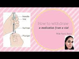 How To Withdraw Medication From A Vial??? - Youtube