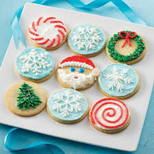 Christmas Circle Cookies Recipe Easy Christmas Cookies Decorating Christmas Sugar Cookies Holiday Cookies