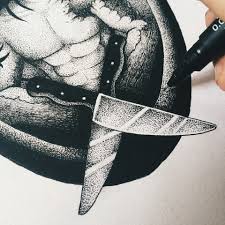 Sharpen your approach to ink with the top 60 best chef knife tattoo designs for men. Cil Flores Incubus X Chef Tattoo Design Commission