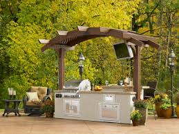 Find inspiration for outdoor kitchen roof ideas such as a canopy, pergola, gazebo a covering for your outdoor kitchen will provide shade from the elements while cooking, eating, and entertaining outdoors. Optimizing An Outdoor Kitchen Layout Hgtv