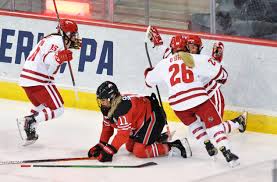 How far away is wisconsin by plane? Ohio State Women S Hockey Buckeyes Can T Complete Comeback In Semifinal Loss